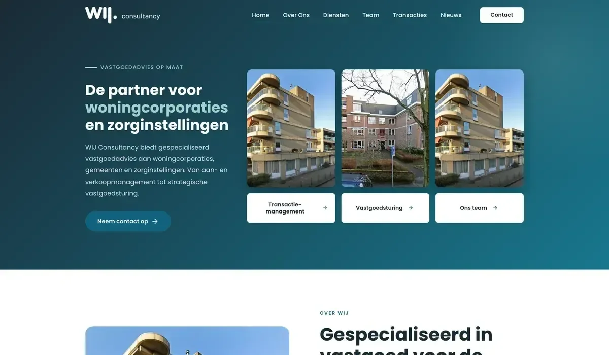 WIJ Consultancy screenshot